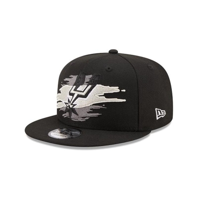 San Antonio Spurs Gorra | New Era NBA Logo Tear 9fifty Snapback Cap Mexico - Negros